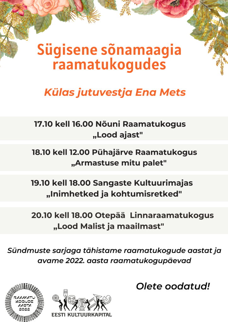 Sügisene sõnamaagia raamatukogudes