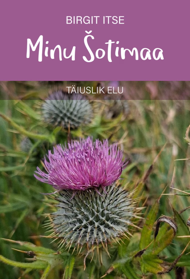 Birgit Itse raamatu &bdquo;Minu &Scaron;otimaa. T&auml;iuslik elu&ldquo; kaanepilt ohakaga